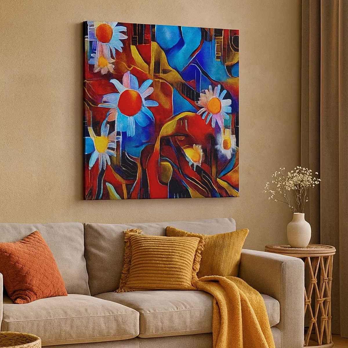 Vászonkép - Az élet színei - 30x30 cm