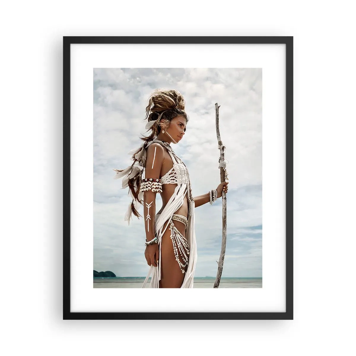 Poszter fehér keretben - A trópusok királynője - 40x50 cm