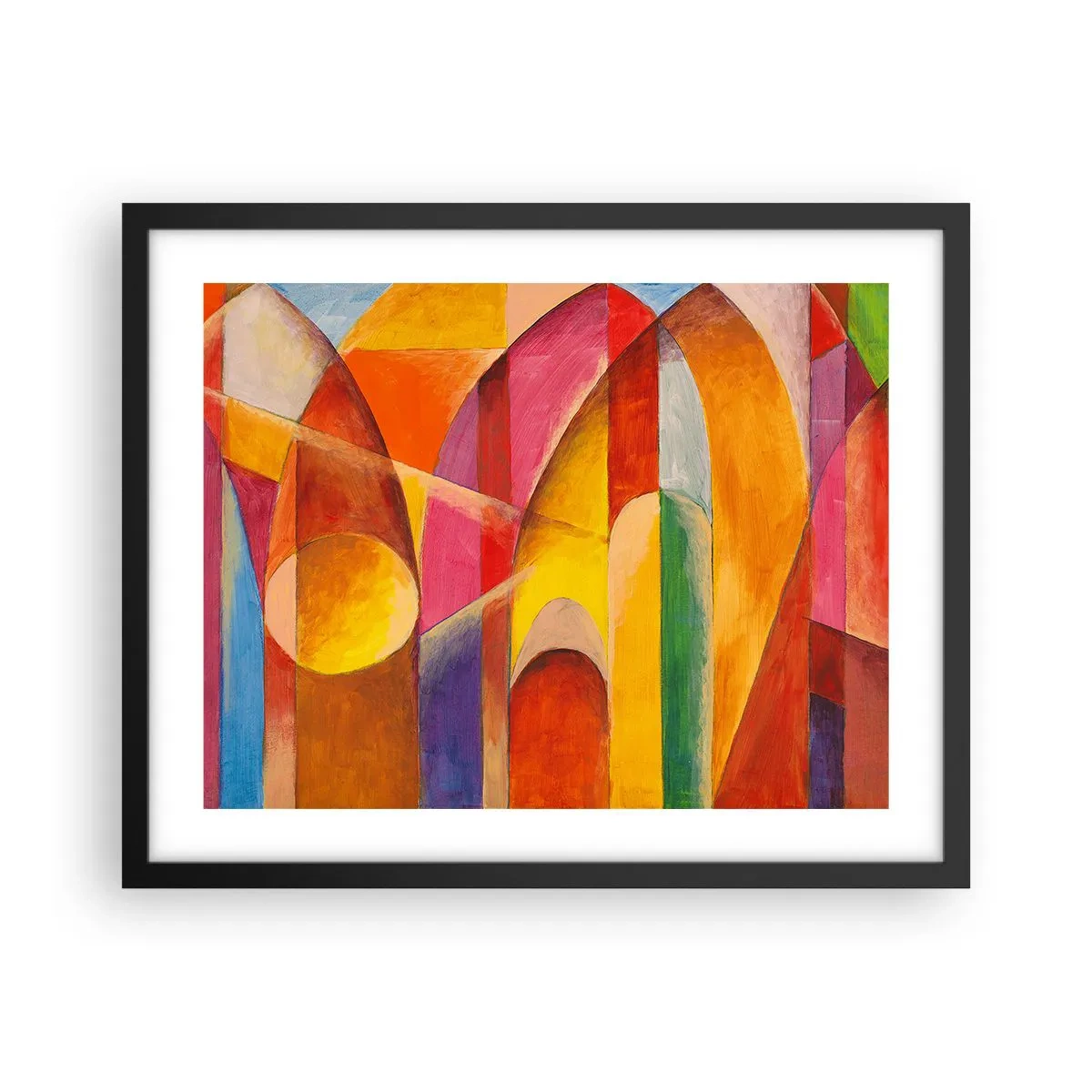 Poszter fehér keretben - A nap katedrálisa - 50x40 cm