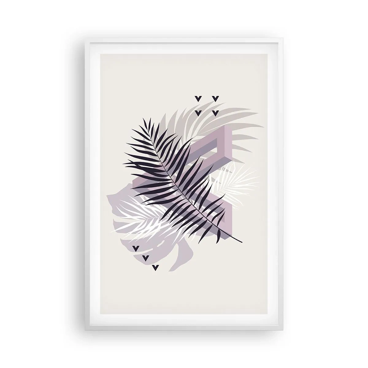 Poszter fekete keretben - Az árnyék árnyéka - 61x91 cm