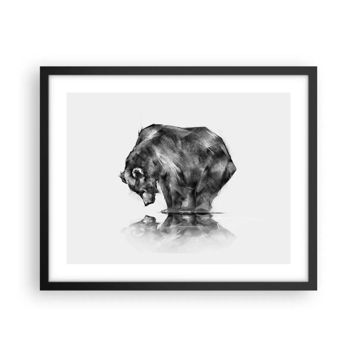 Poszter fehér keretben - Jó látni rokont - 50x40 cm