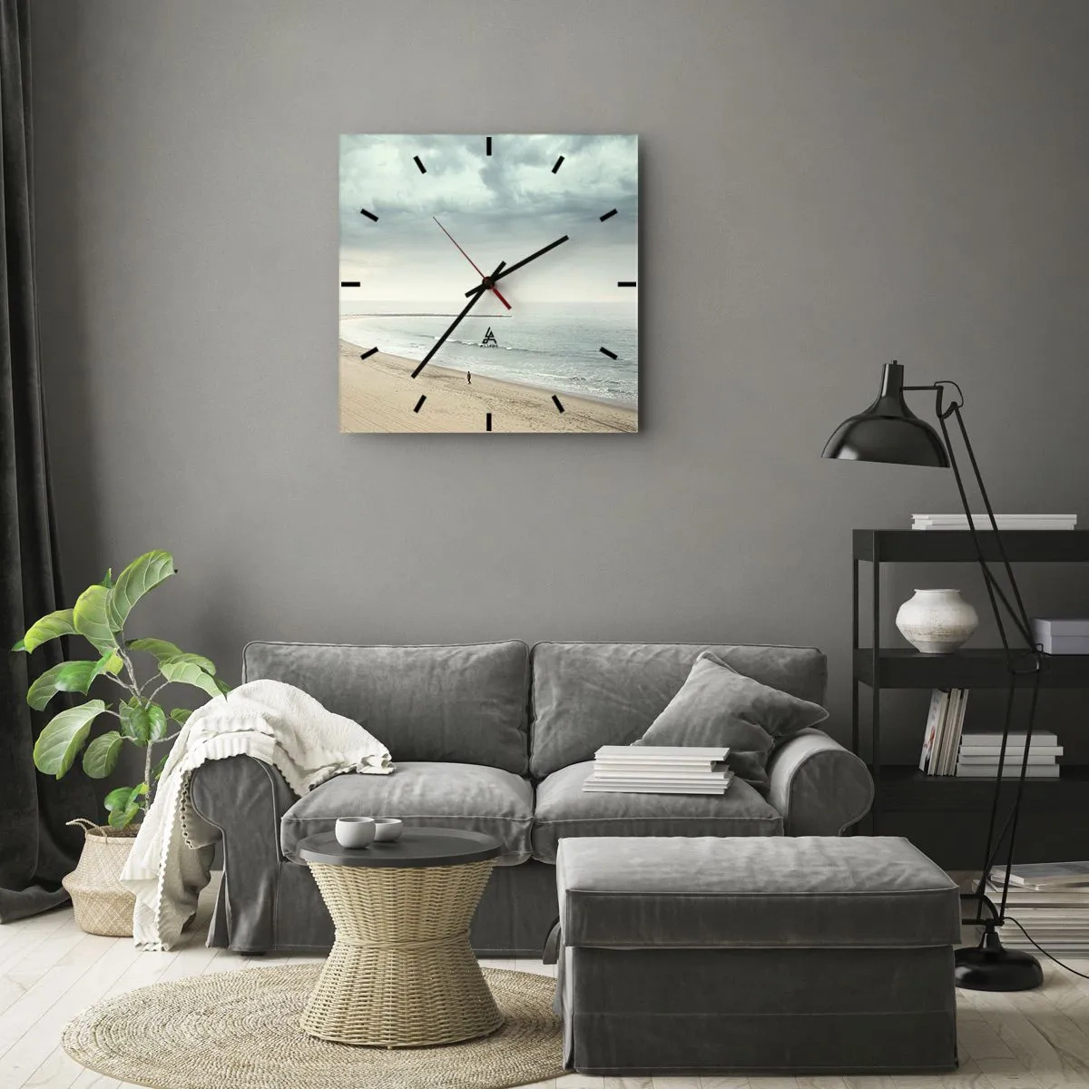 Falióra, Óra - A békét keresve - 30x30 cm