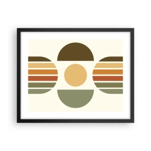 Poszter fehér keretben - A Föld színeiben - 50x40 cm