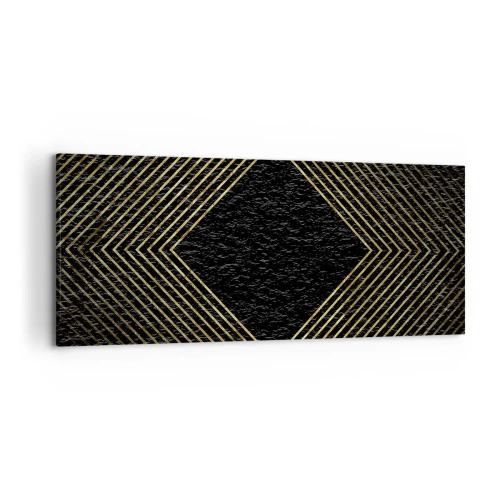 Vászonkép - Geometria glamour stílusban - 120x50 cm