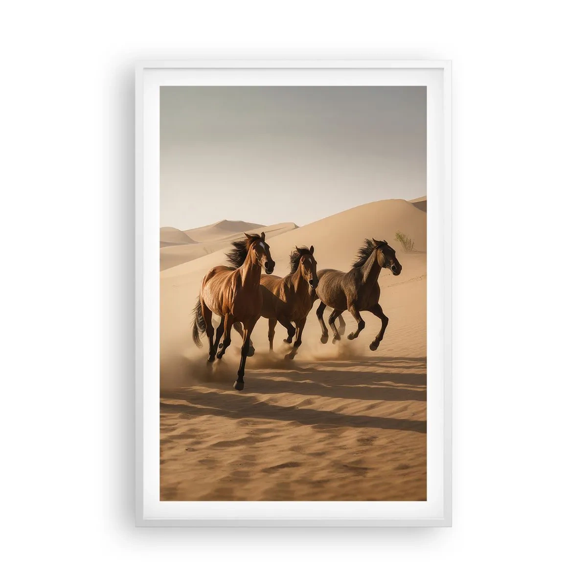 Poszter fekete keretben - Szabad, mint a szél - 61x91 cm