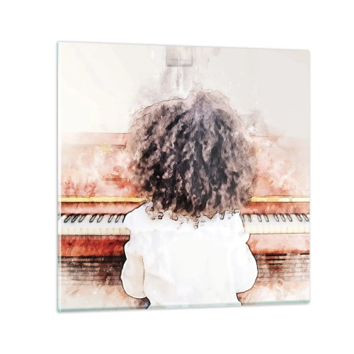 Üveg kép - Az új világban - 30x30 cm