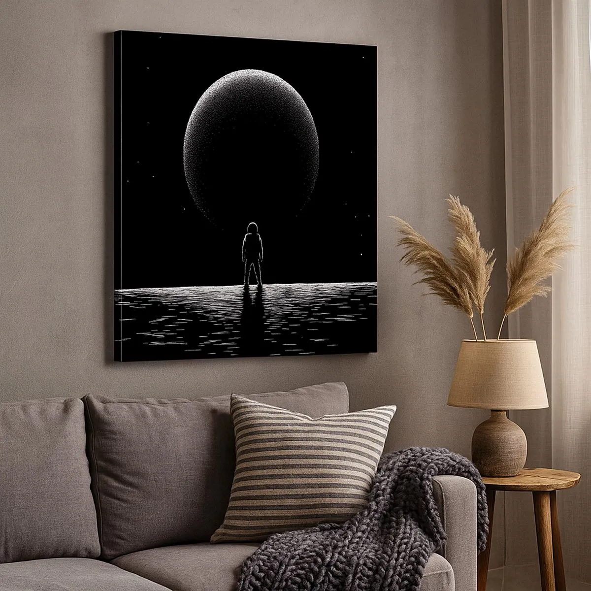 Vászonkép - Szemtől szemben - 30x30 cm