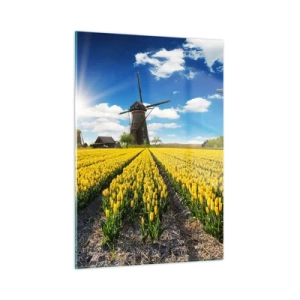 Üveg kép - Nem is lehetne hollandabb - 50x70 cm