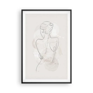 Poszter fehér keretben - Mint egy érzékeny hangszer - 61x91 cm