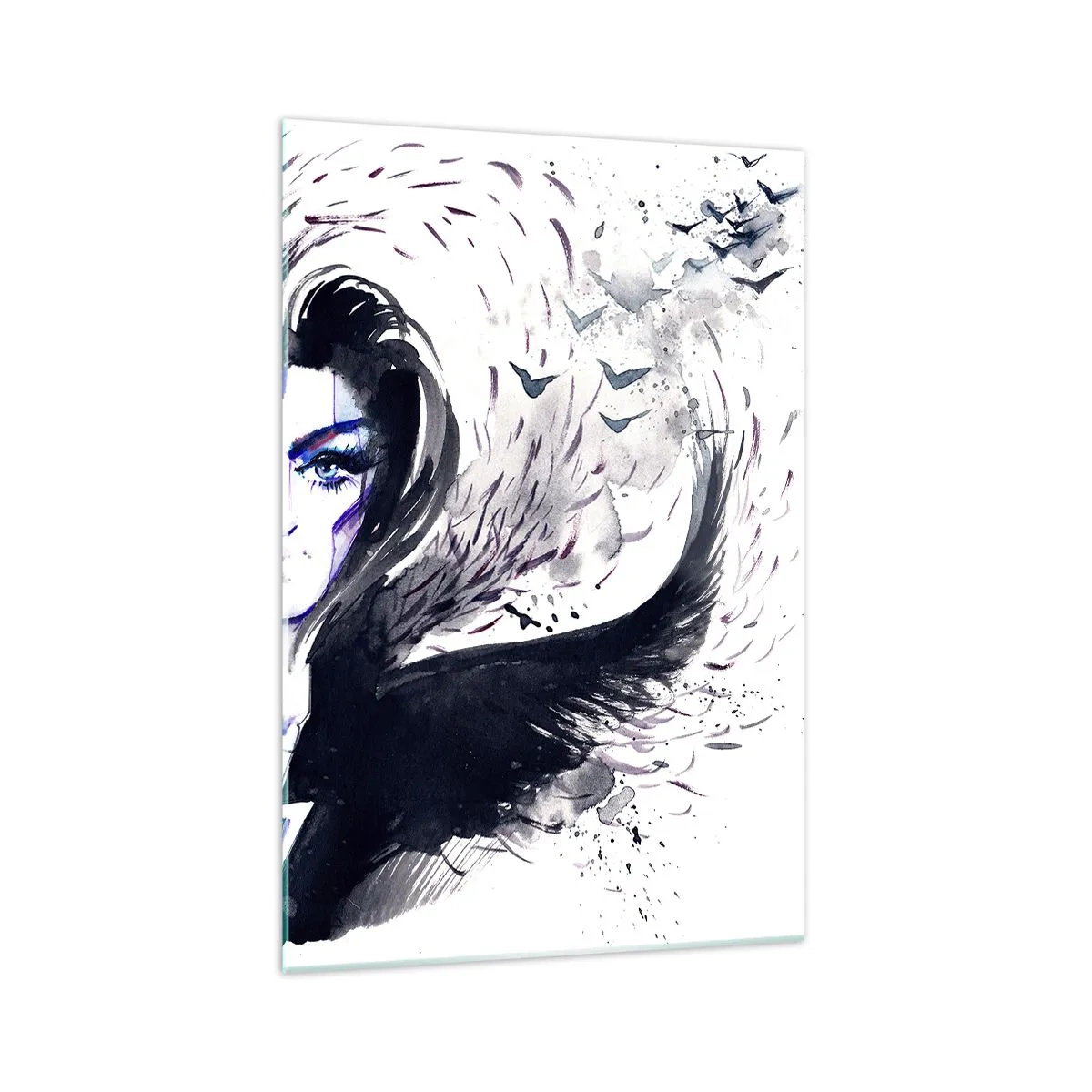 Üveg kép - Démoni és gyönyörű - 70x100 cm