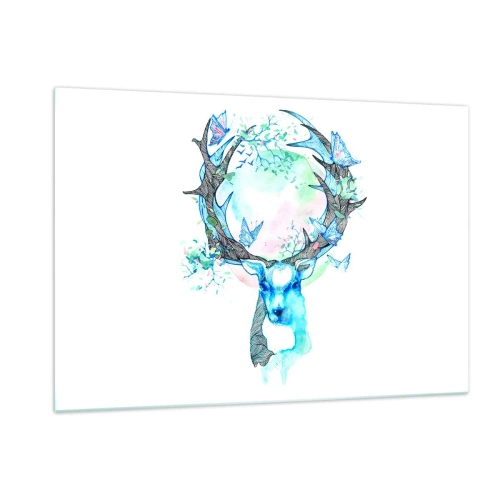 Üveg kép - A természet ereje és gyengédsége - 120x80 cm