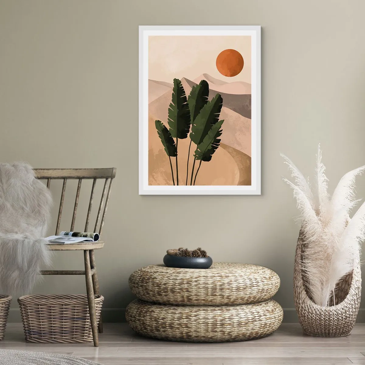 Poszter fekete keretben - Az élet diadala - 50x70 cm