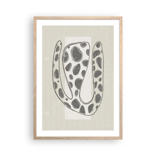 Poszter világos tölgy keretben - Egy bizarr teremtmény - 50x70 cm