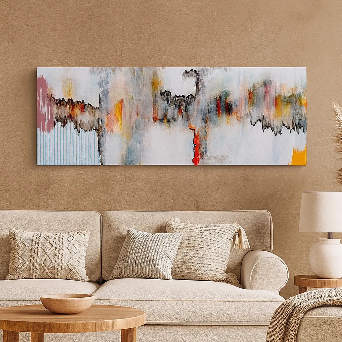 Vászonkép - Egy bottal a vízen - 30x30 cm