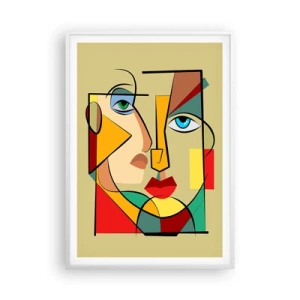 Poszter fekete keretben - Egy összeillő pár - 70x100 cm