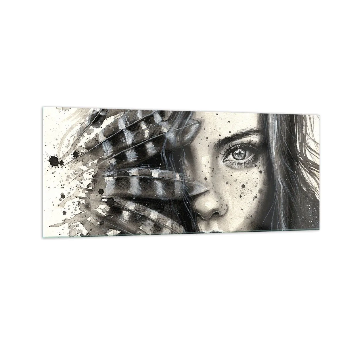 Üveg kép - Vad gyönyör - 100x40 cm