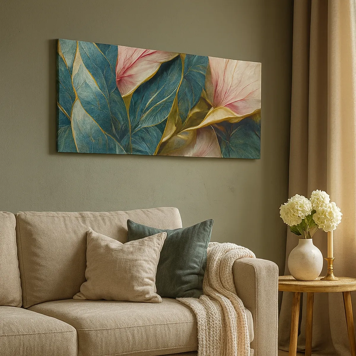 Vászonkép - Természetes elegancia és stílus - 30x30 cm