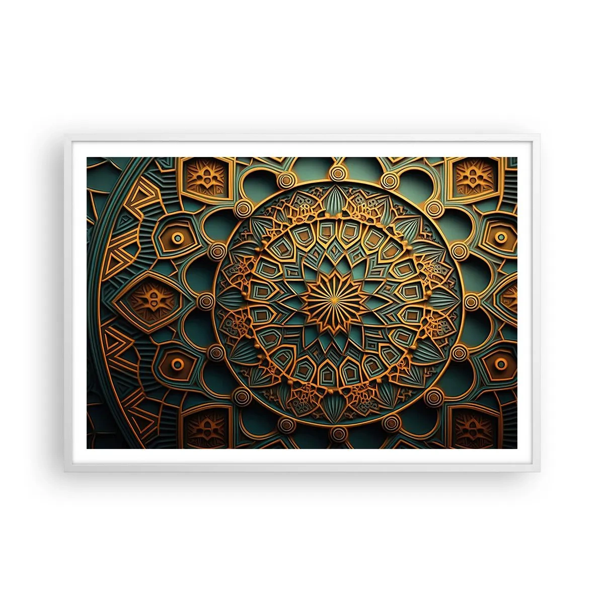 Poszter fekete keretben - Egy arab éghajlaton - 100x70 cm