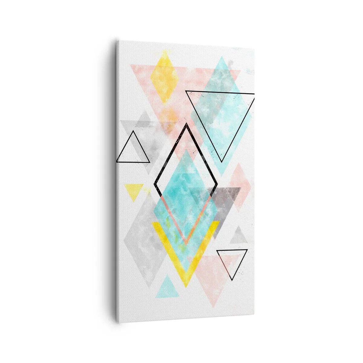 Vászonkép - Geometriai játék - 55x100 cm