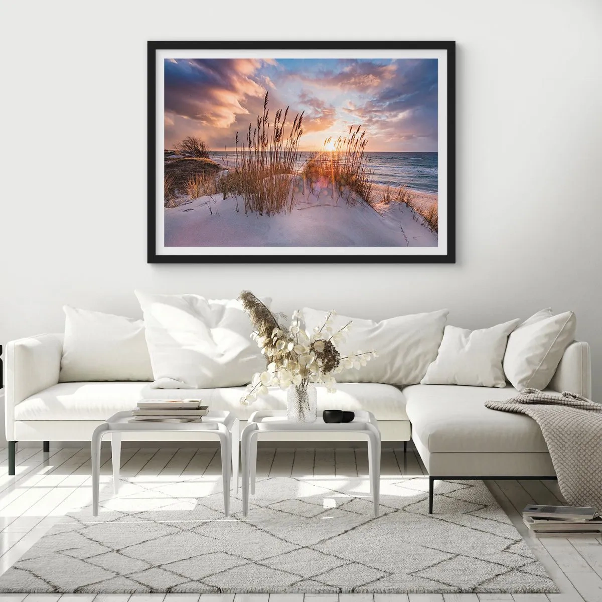 Poszter fehér keretben - Búcsú a naptól és a széltől - 100x70 cm