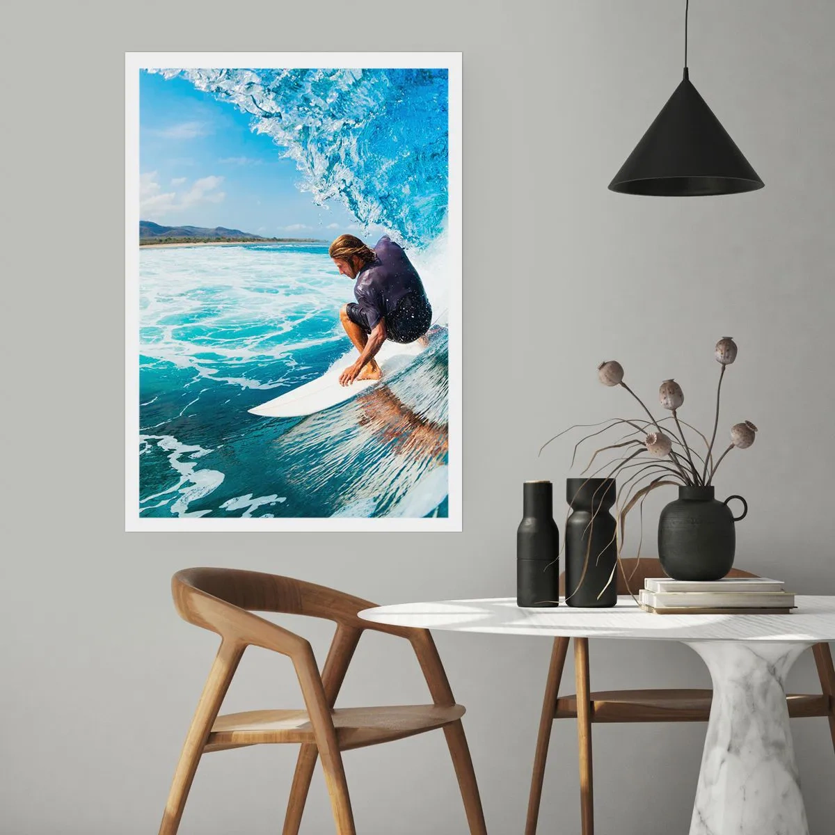Poszter - Tánc a hullámokkal - 50x70 cm