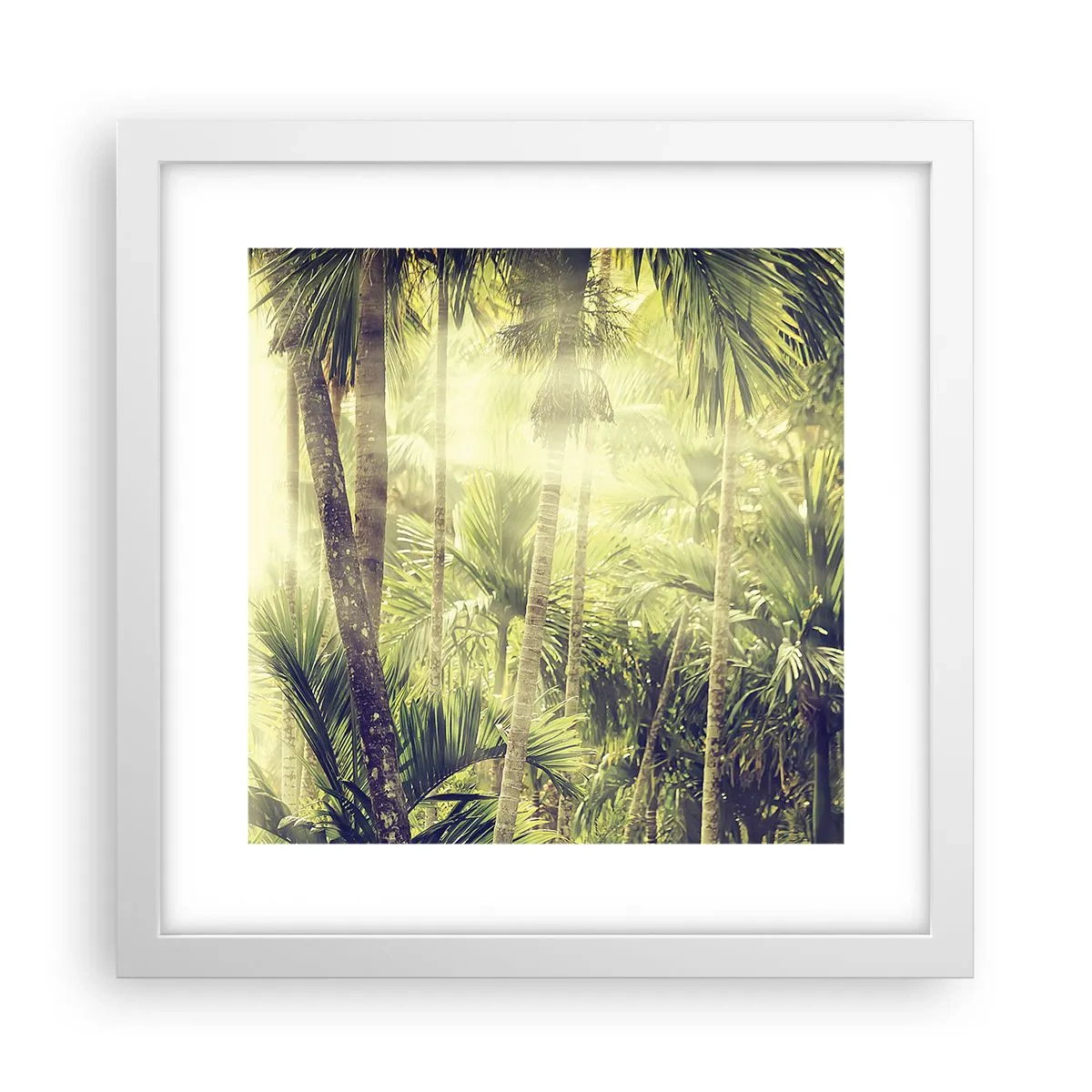 Poszter fekete keretben - Zöld forróságban - 30x30 cm