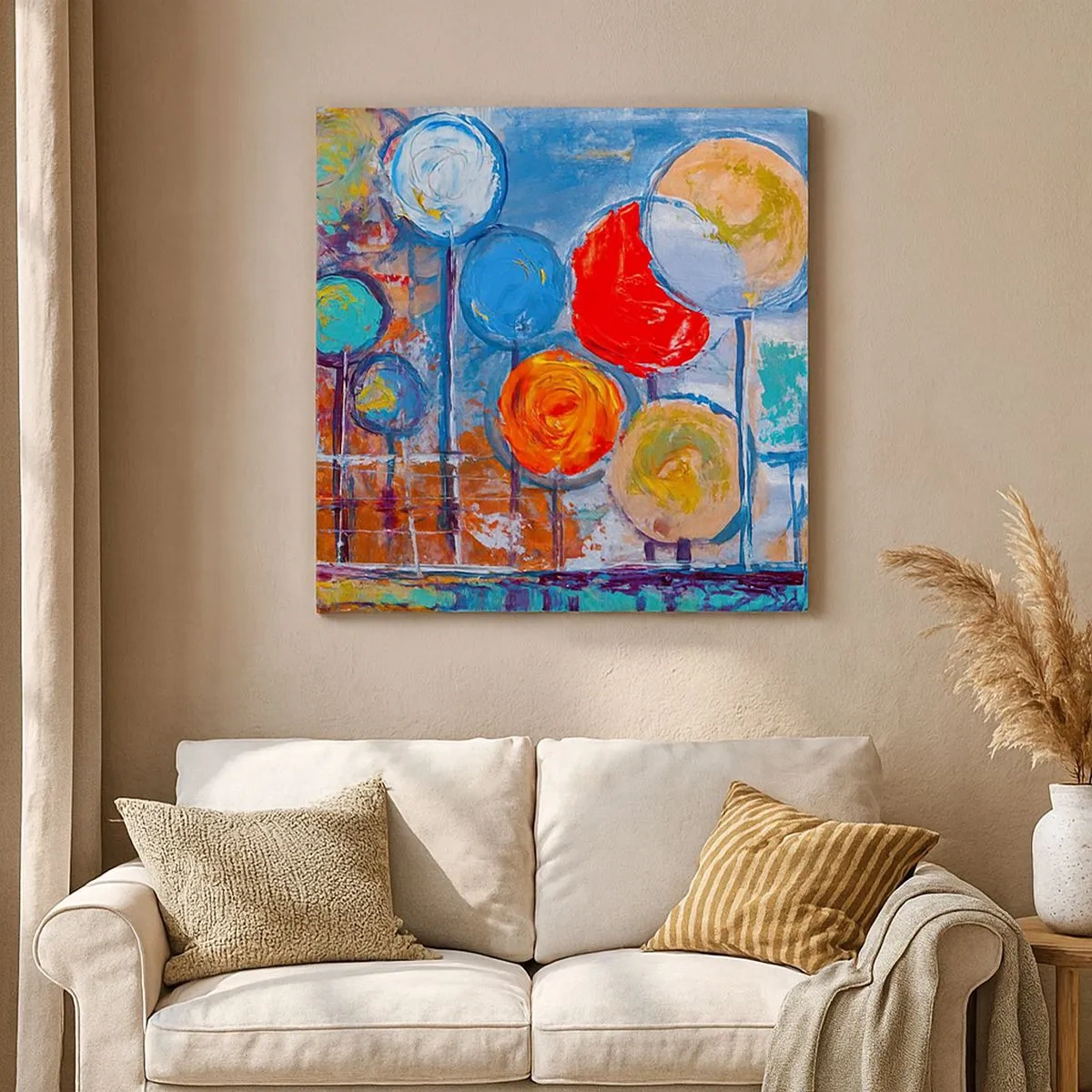 Vászonkép - Csodák a boton - 30x30 cm