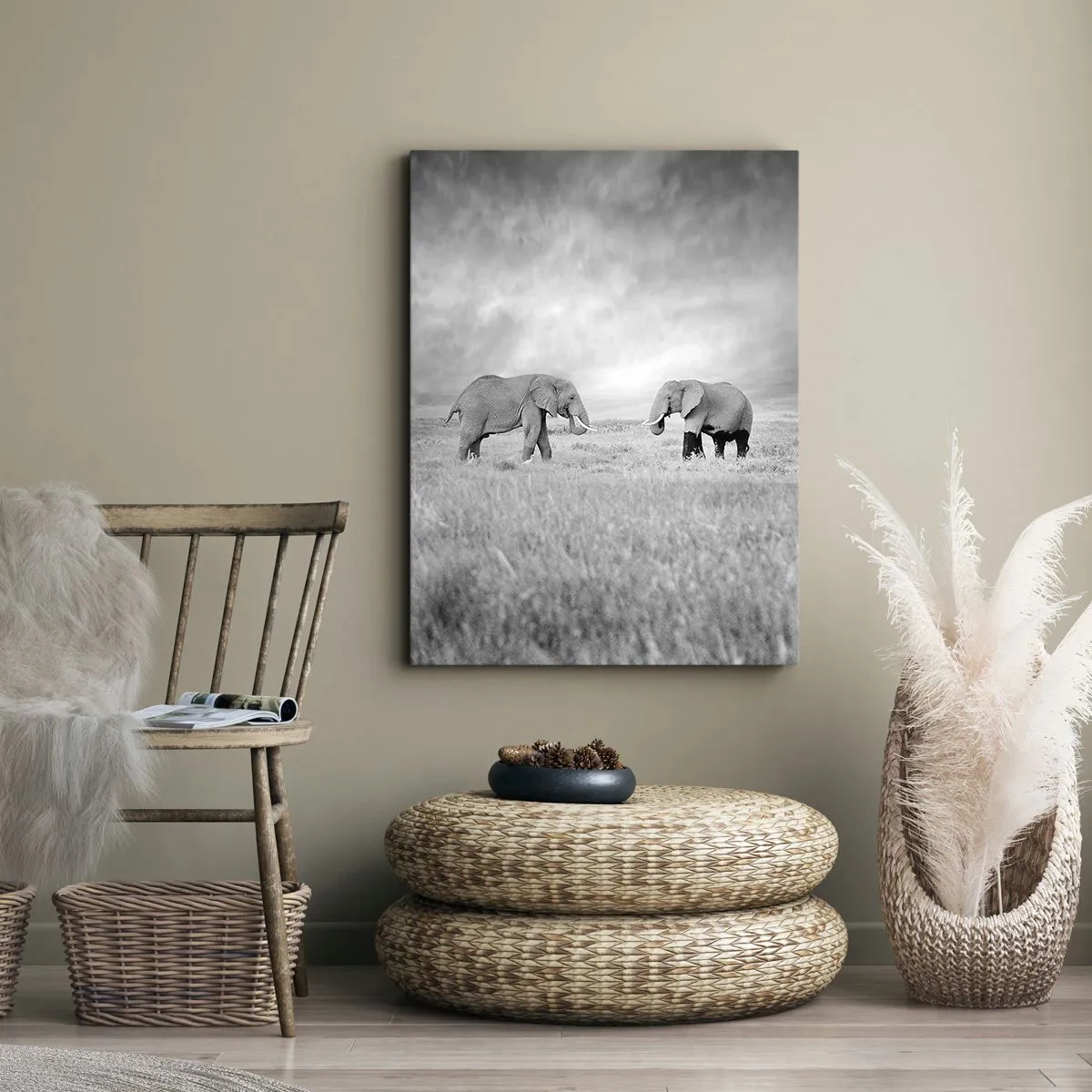 Vászonkép - A szürke gyönyörű - 50x70 cm