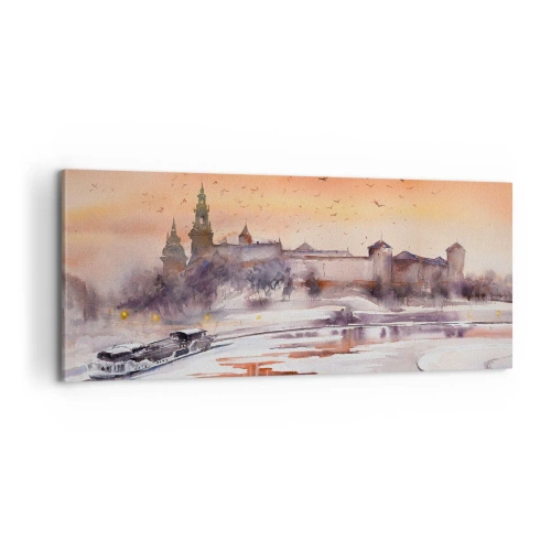Vászonkép - Királyi naplemente - 100x40 cm