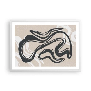 Poszter fekete keretben - Megsokszorozott kifejezés - 70x50 cm