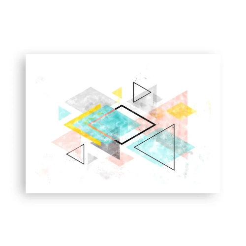 Poszter - Geometriai játék - 70x50 cm