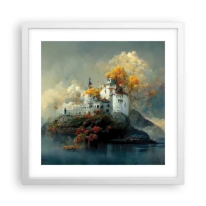 Poszter fekete keretben - Egy romantikus történet kezdete - 40x40 cm