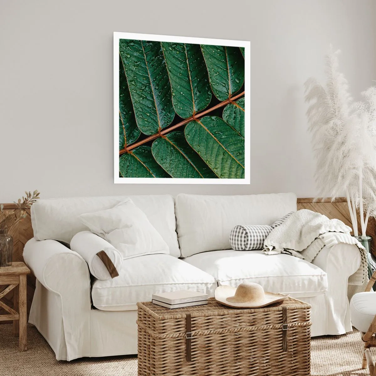 Poszter - Zöld ritmusban - 50x50 cm