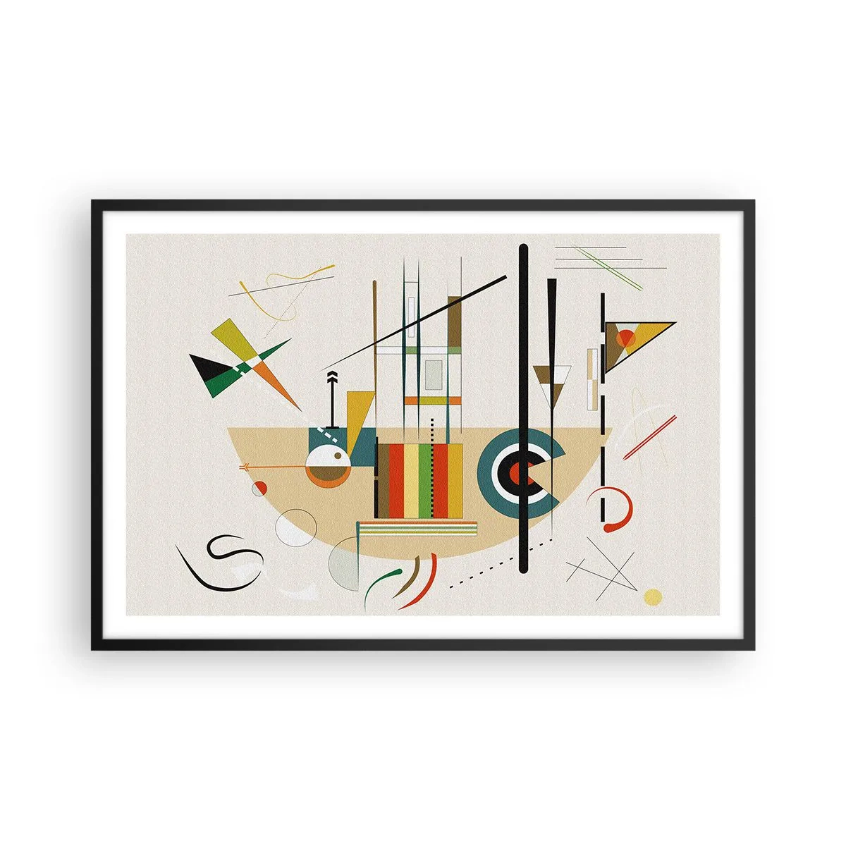 Poszter fehér keretben - És nevet a világ - 91x61 cm