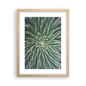 Poszter világos tölgy keretben - Csillag születik - 30x40 cm