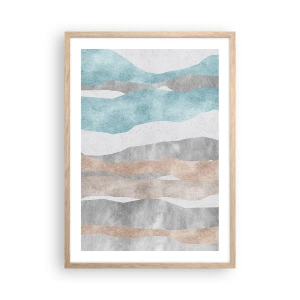 Poszter világos tölgy keretben - A meghittség tanulmánya - 50x70 cm