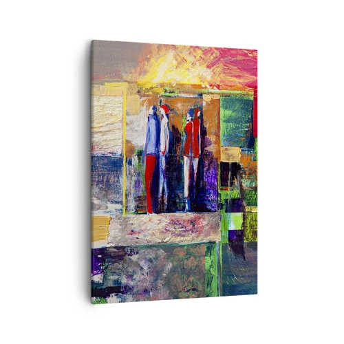 Vászonkép - Kapcsolatok és érzelmek - 50x70 cm