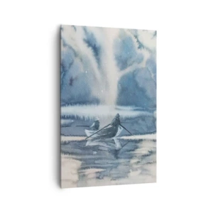 Vászonkép - Horgászok a paradicsomukban - 80x120 cm