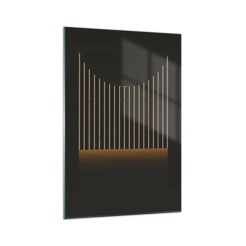 Üveg kép - Fedezze fel a sötétséget - 70x100 cm