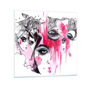 Üveg kép - , - 60x60 cm