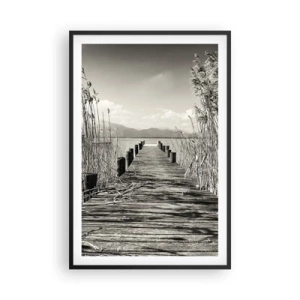 Poszter fehér keretben - A fű csendjében - 61x91 cm