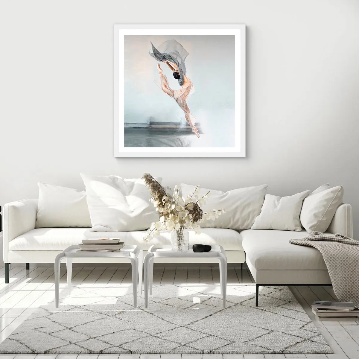 Poszter fekete keretben - A tánc felindulásában - 60x60 cm