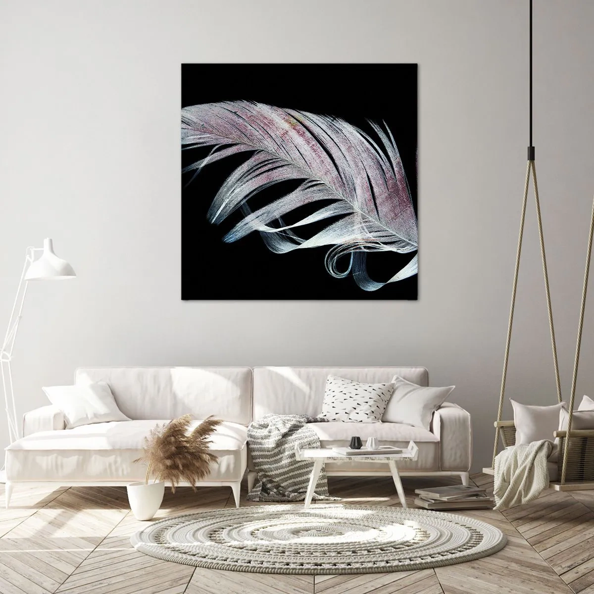 Vászonkép - Gondolj az érintésre - 60x60 cm