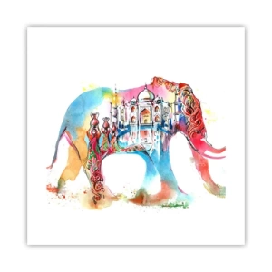 Poszter - India - a szerelem aurája - 40x40 cm