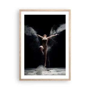 Poszter világos tölgy keretben - Elfek léteznek - 50x70 cm