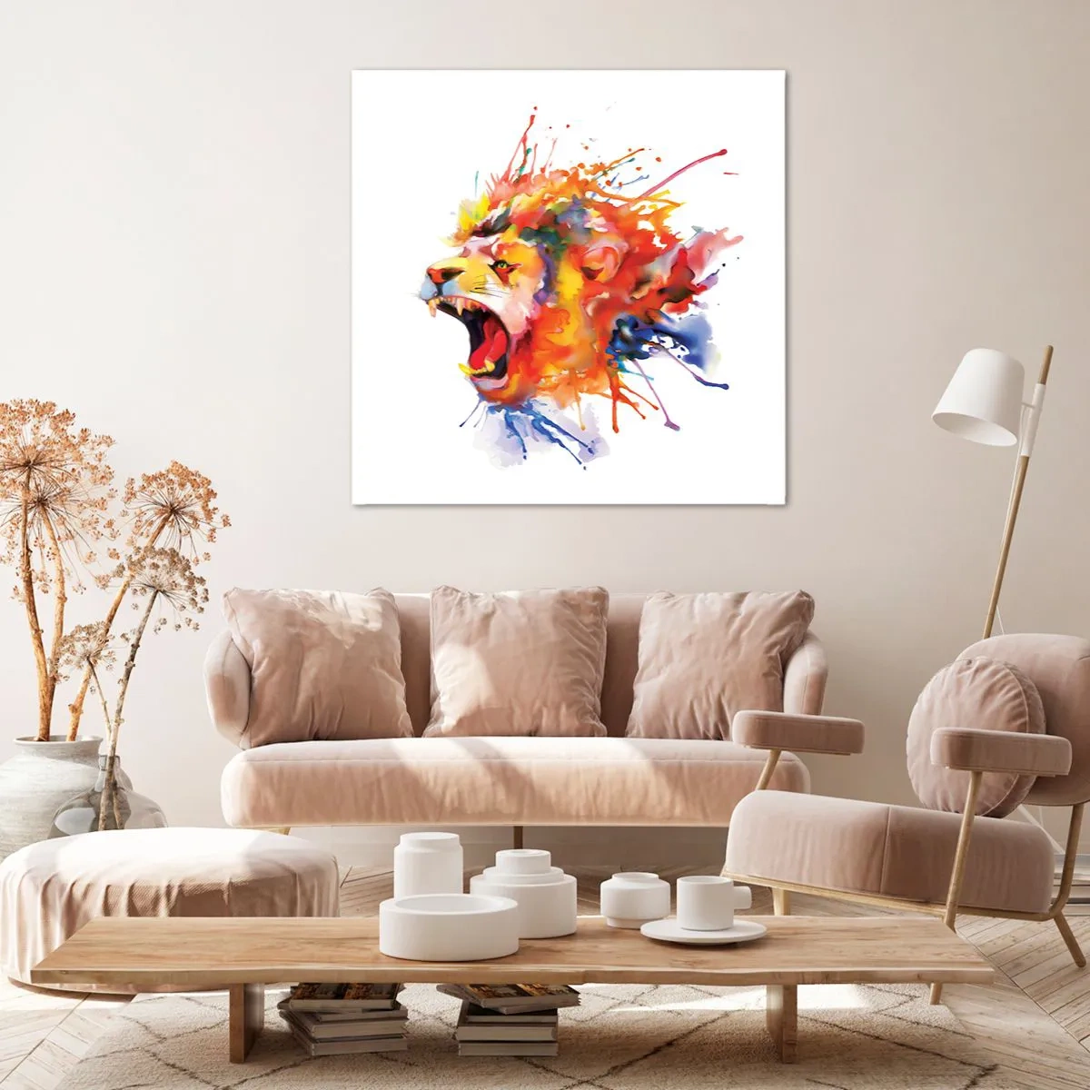 Vászonkép - Felrobbanni a haragtól  - 60x60 cm