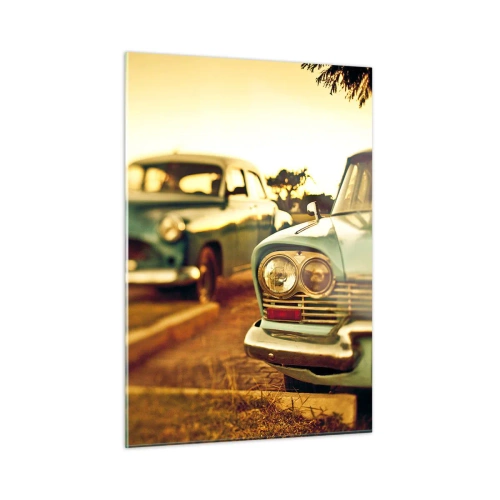 Üveg kép - Várunk és meglátjuk - 50x70 cm