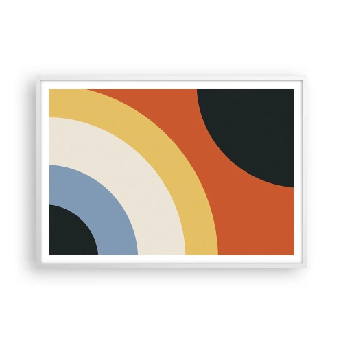 Poszter fekete keretben - Magam felé - 100x70 cm