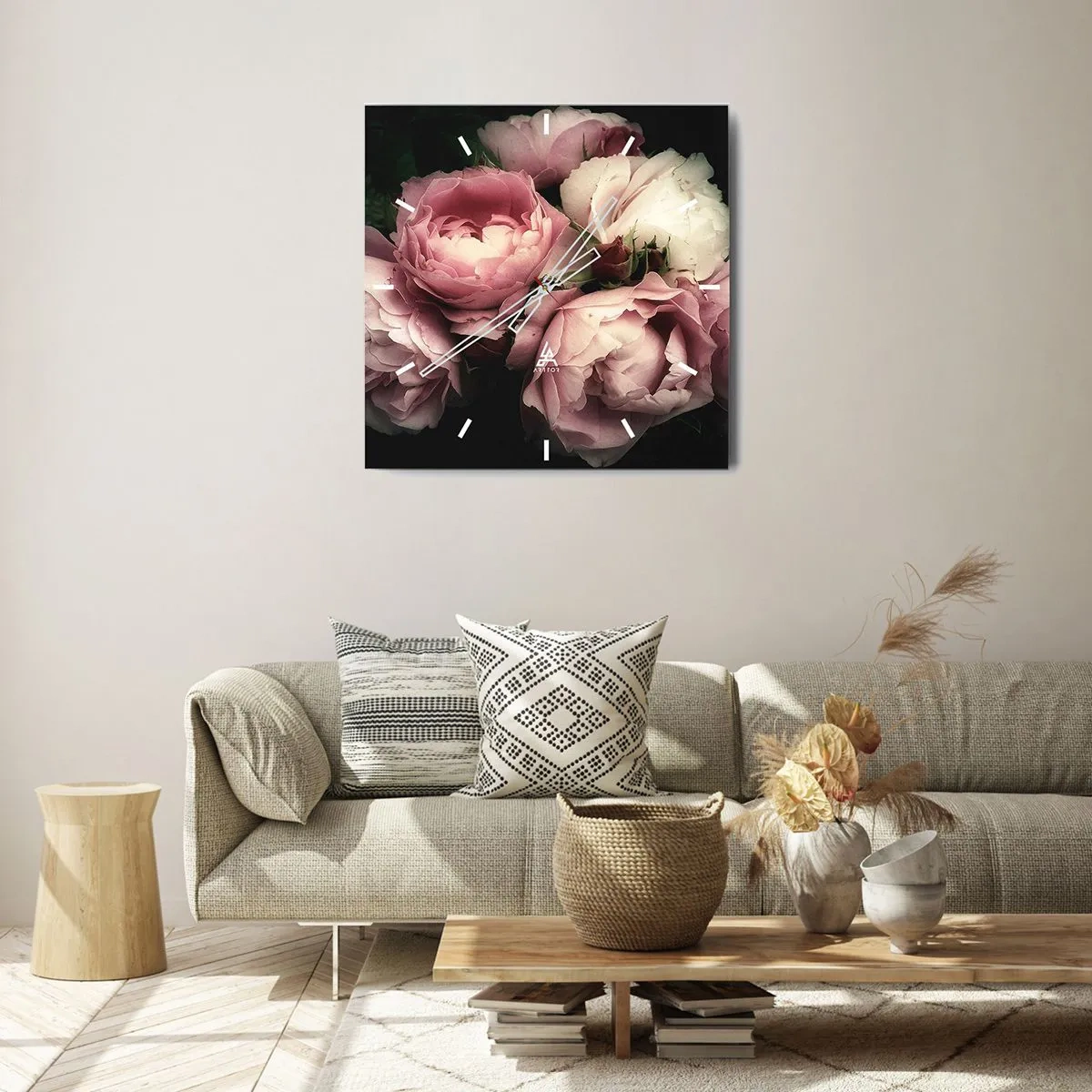 Falióra, Óra - Belle epoque varázs - 30x30 cm