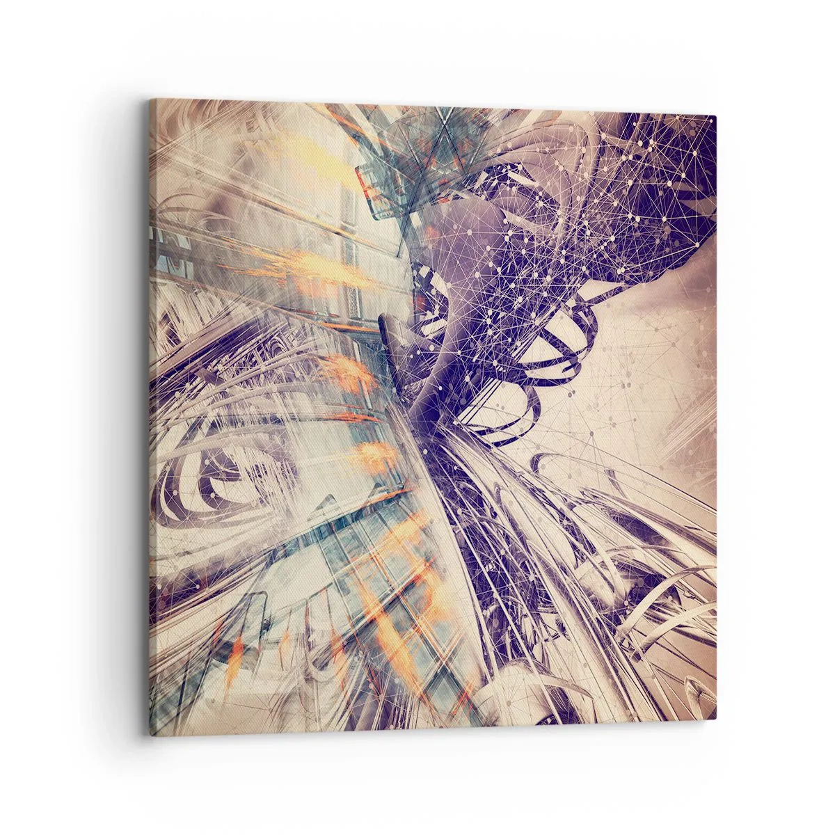 Vászonkép - Nagy rohanásban - 70x70 cm